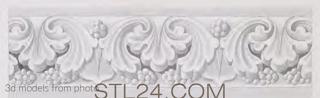 Бордюры (MOULDING_0075 -  | 3D model 3DSMAX / OBJ / STL) 3D модель для ЧПУ станка